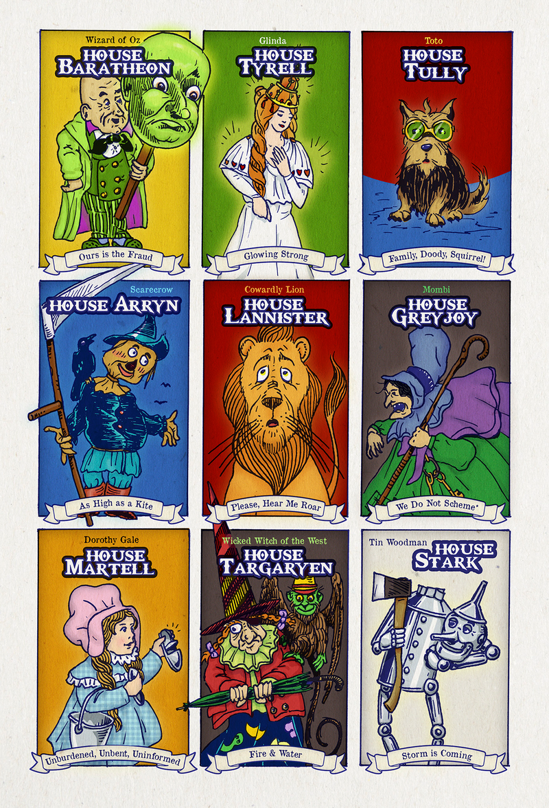 Illustration for article titled The Game of Thrones/Wizard of Oz Mashup You Never Knew You Wanted